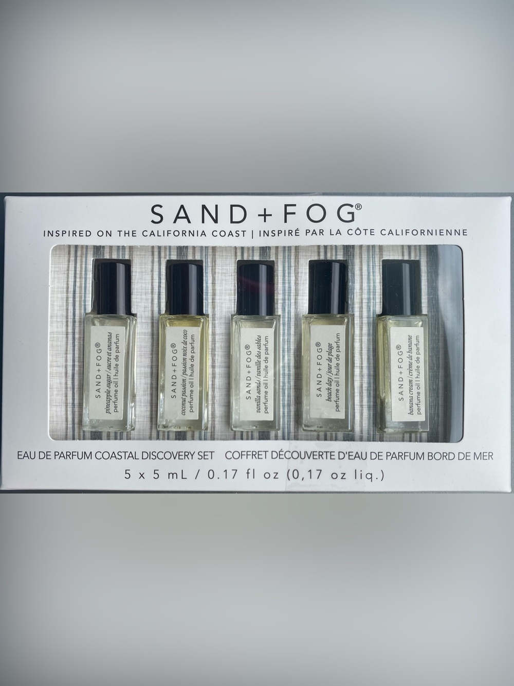 SAND + FOG Coastal Eau de Parfum Oil Rollerball Discovery Set (5 x 5mL)